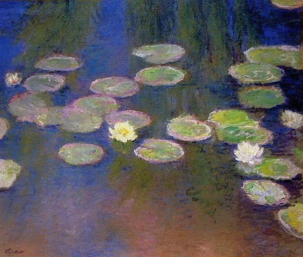 Lekníny – Claude Monet (kolem roku 1908)