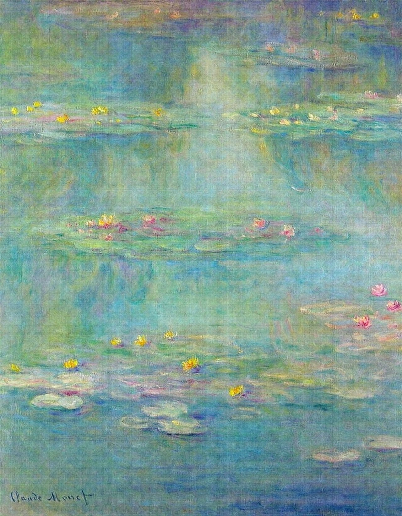 🌸 Lekníny – kolem roku 1908 – Claude Monet