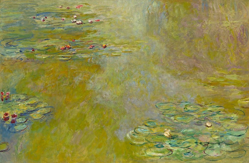 🌸 Lekníny – Claude Monet (kolem 1918–1919)