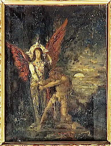 Jacob et l’Ange - Gustave Moreau - Alpha Reproduction