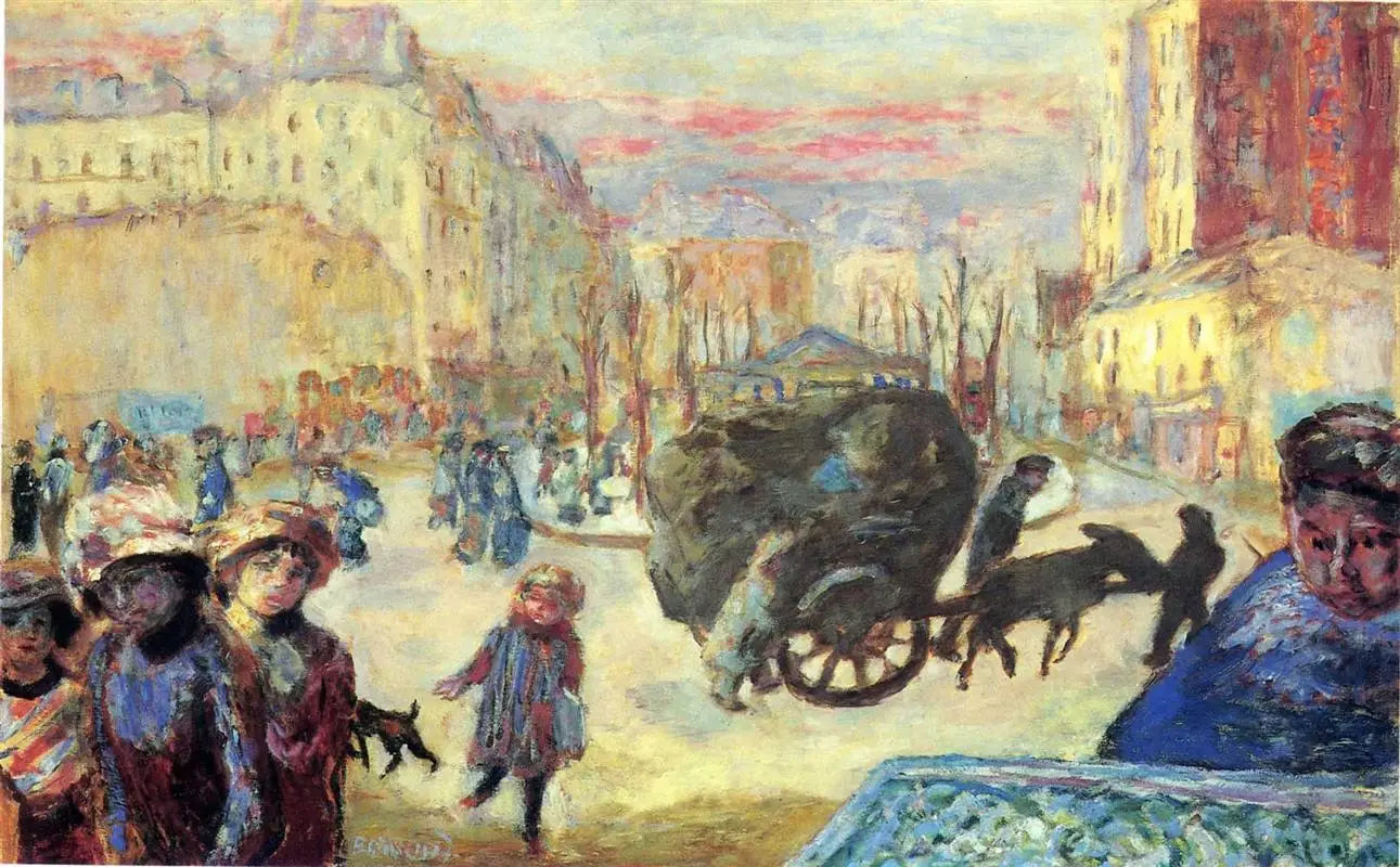 Reproduction du tableau « Matin à Paris - Pierre Bonnard » par Alpha Reproduction en peinture à l’huile