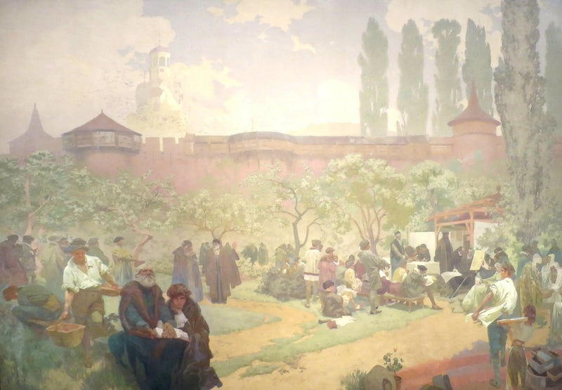 Bratrská škola v Ivančicích - Alphonse Mucha