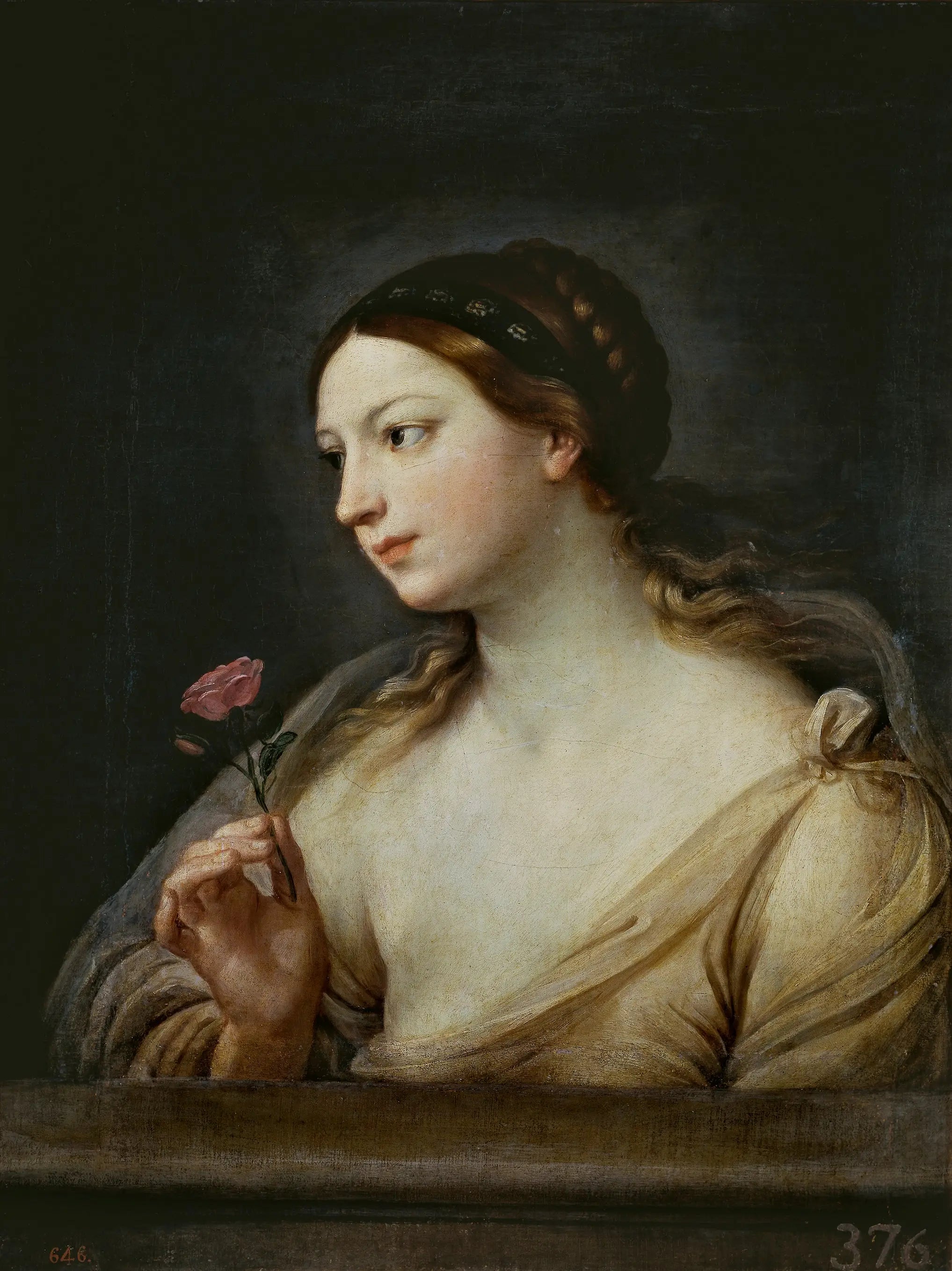 La fille à la rose - Guido Reni - Alpha Reproduction