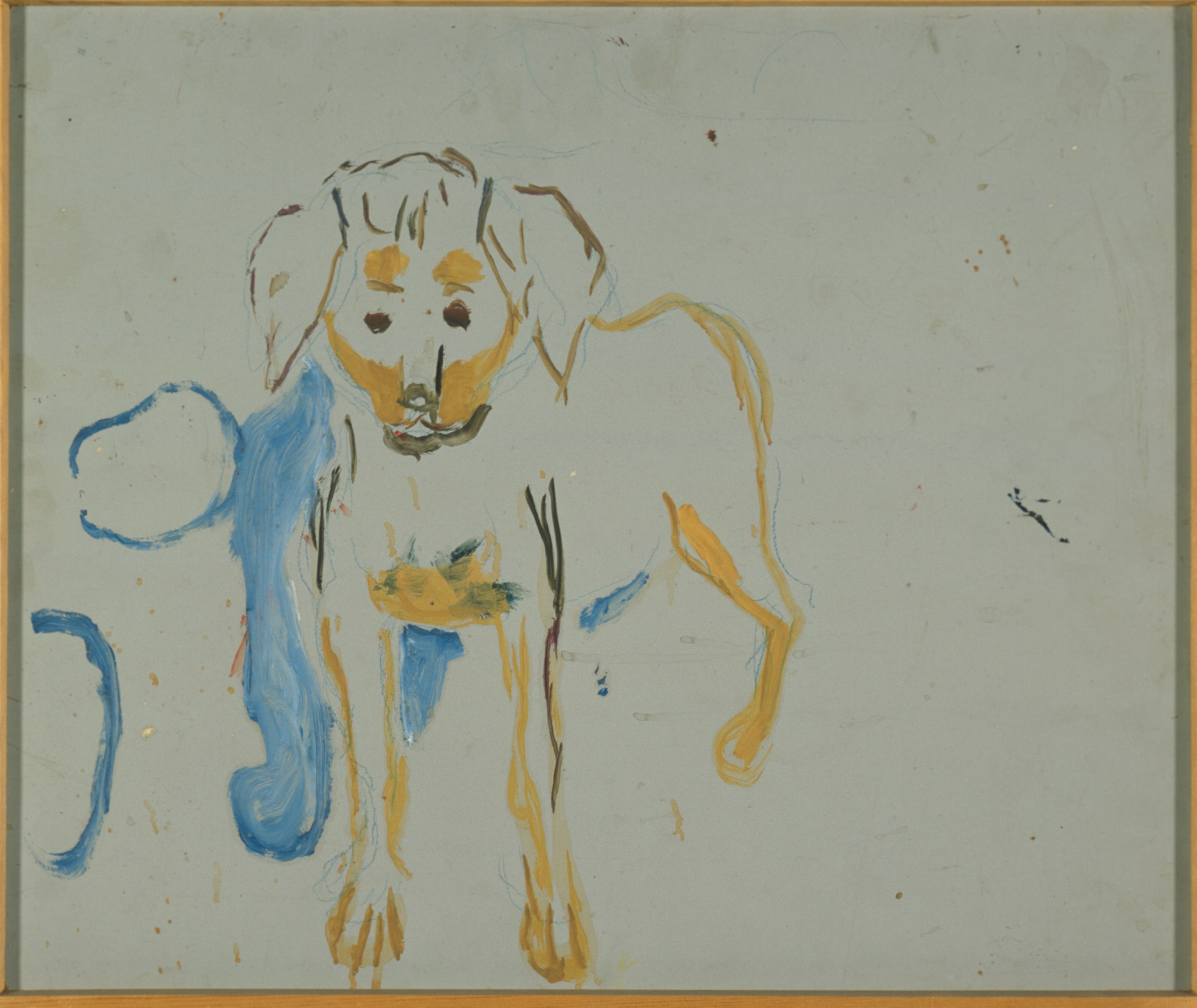 Reproduction du tableau « Chien debout - Edvard Munch » par Alpha Reproduction en peinture à l’huile