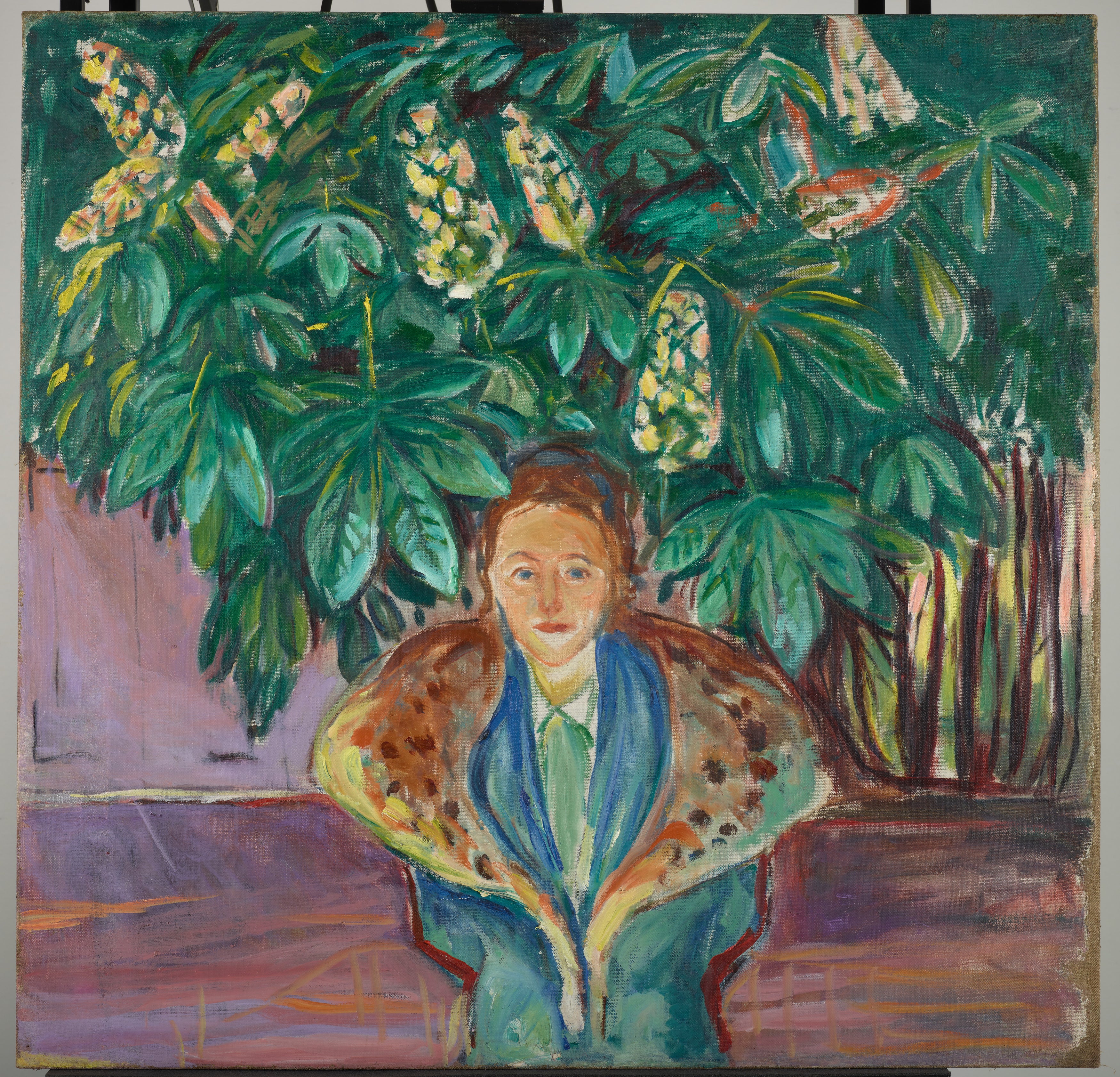 Reproduction du tableau « Sous le châtaignier - Edvard Munch » par Alpha Reproduction en peinture à l’huile