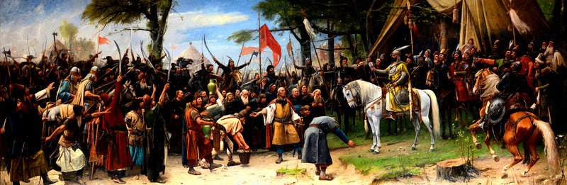 Conquête (Installation des Magyars en Hongrie) - Mihály Munkácsy