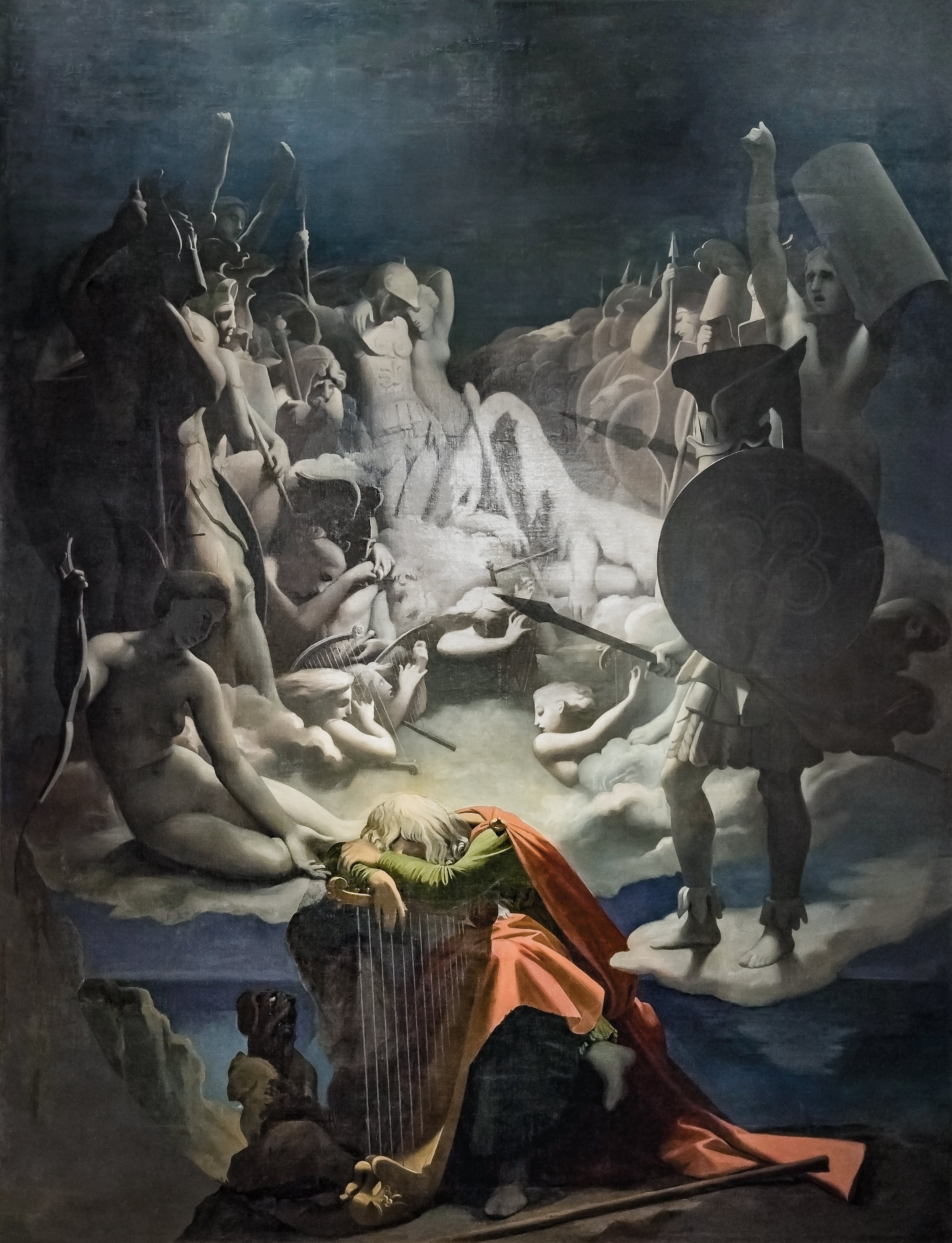 Sen o Ossianovi - Jean-Auguste-Dominique Ingres