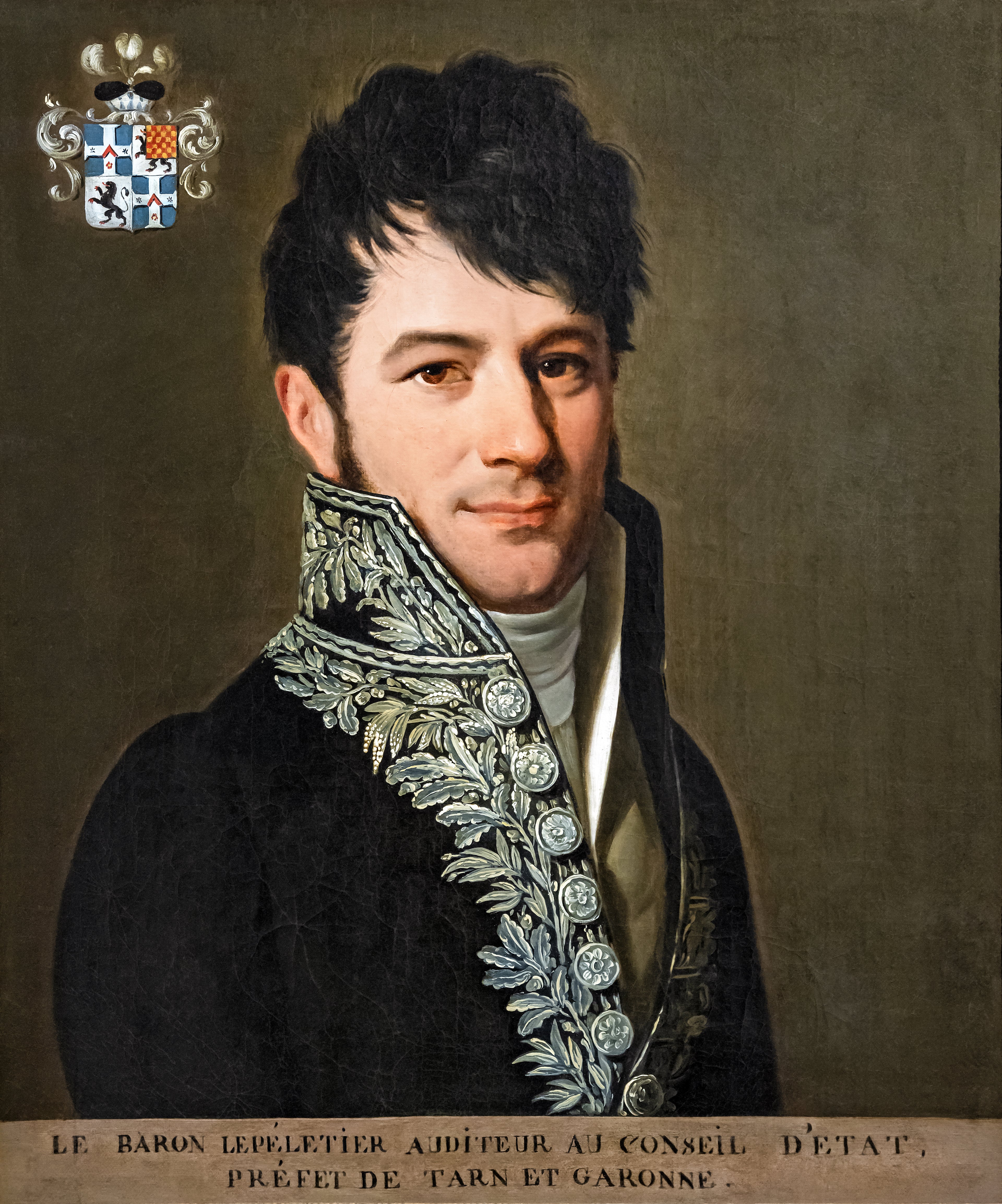 Portrait du baron Le Pelletier, préfet de Tarn-et-Garonne - Louis-Léopold Boilly
