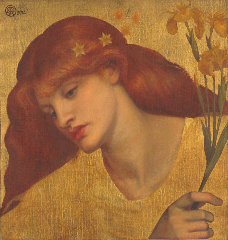 Svatá Lilias - Dante Gabriel Rossetti