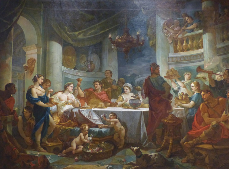 Repas de Cléopâtre et de Marc-Antoine - Charles-Joseph Natoire