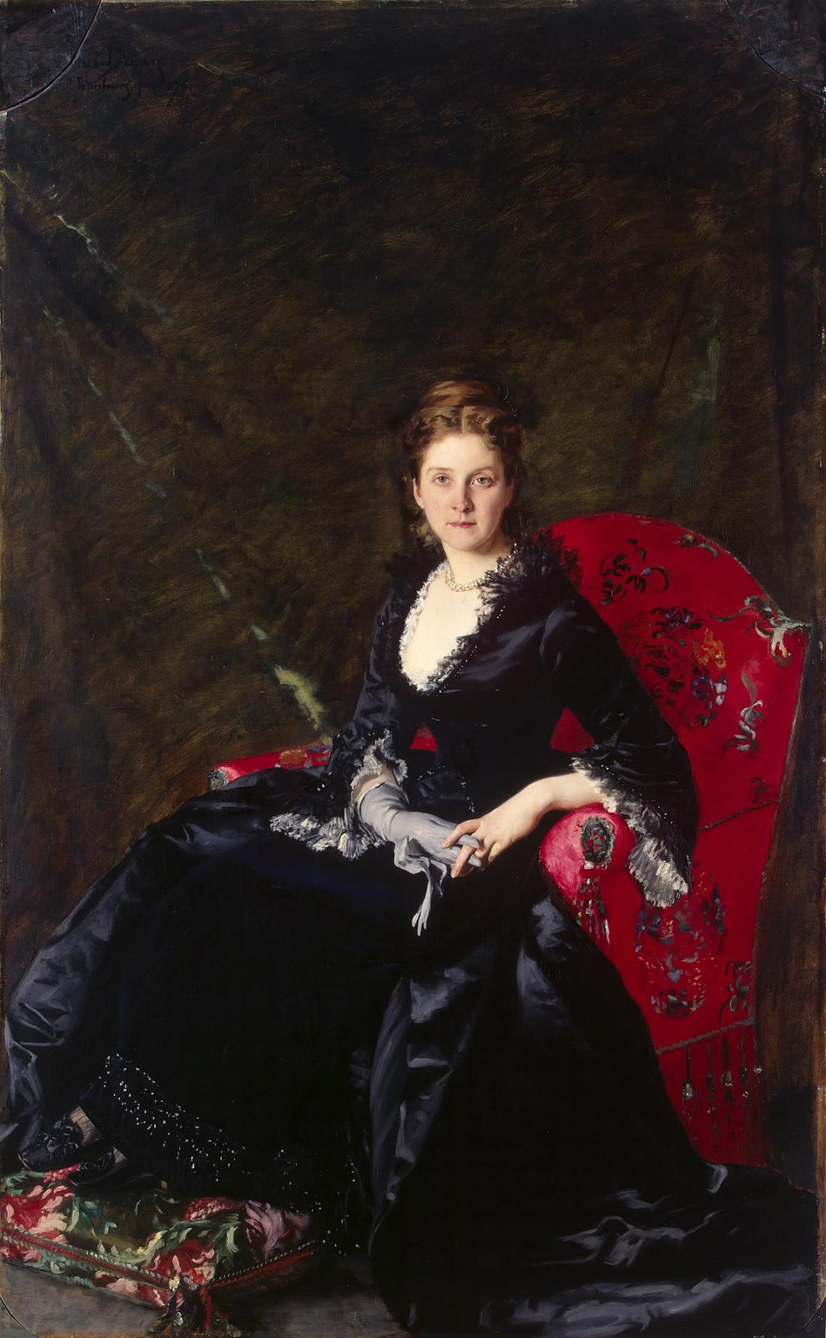 Portrait de Nadejda Polovtsova - Carolus-Duran