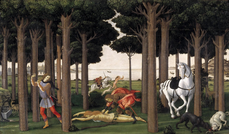 Příběh Nastagia degli Onesti - Sandro Botticelli