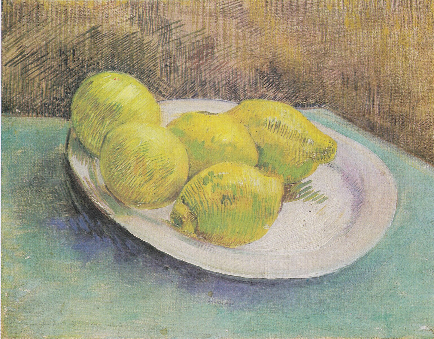 🍋 Zátiší s citrony na talíři – Vincent van Gogh (1887)