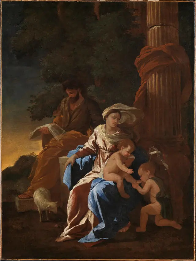 La sainte famille - Nicolas Poussin - Alpha Reproduction