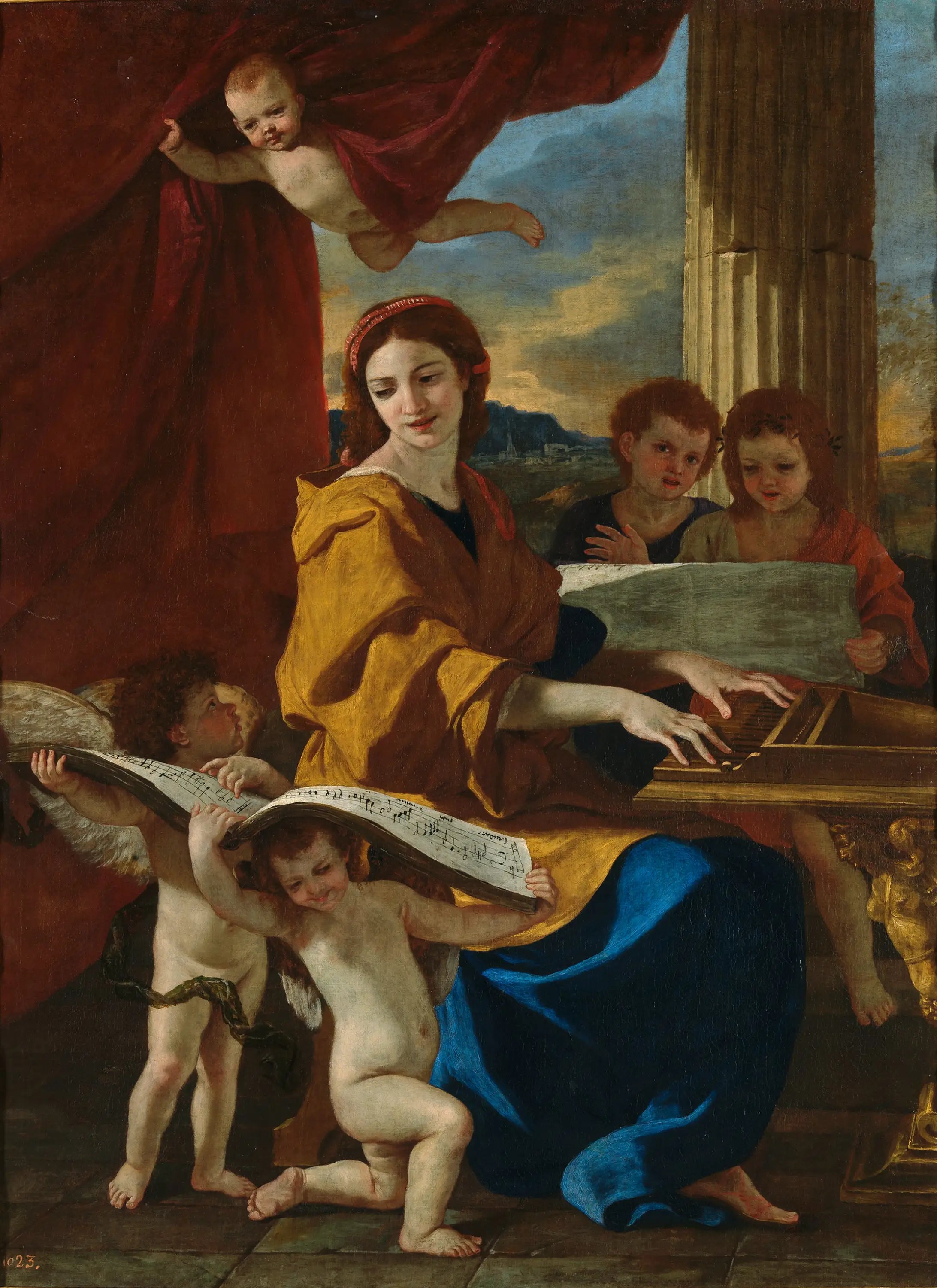 Sainte-Cécile - Nicolas Poussin - Alpha Reproduction