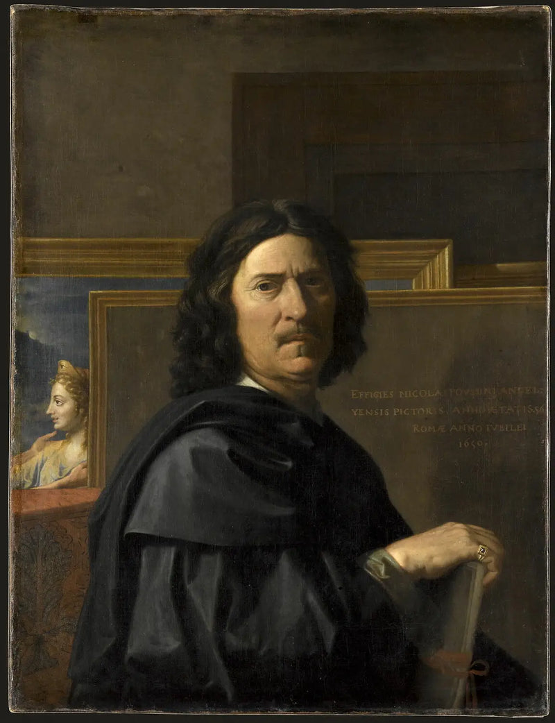 Portrét umělce - Nicolas Poussin