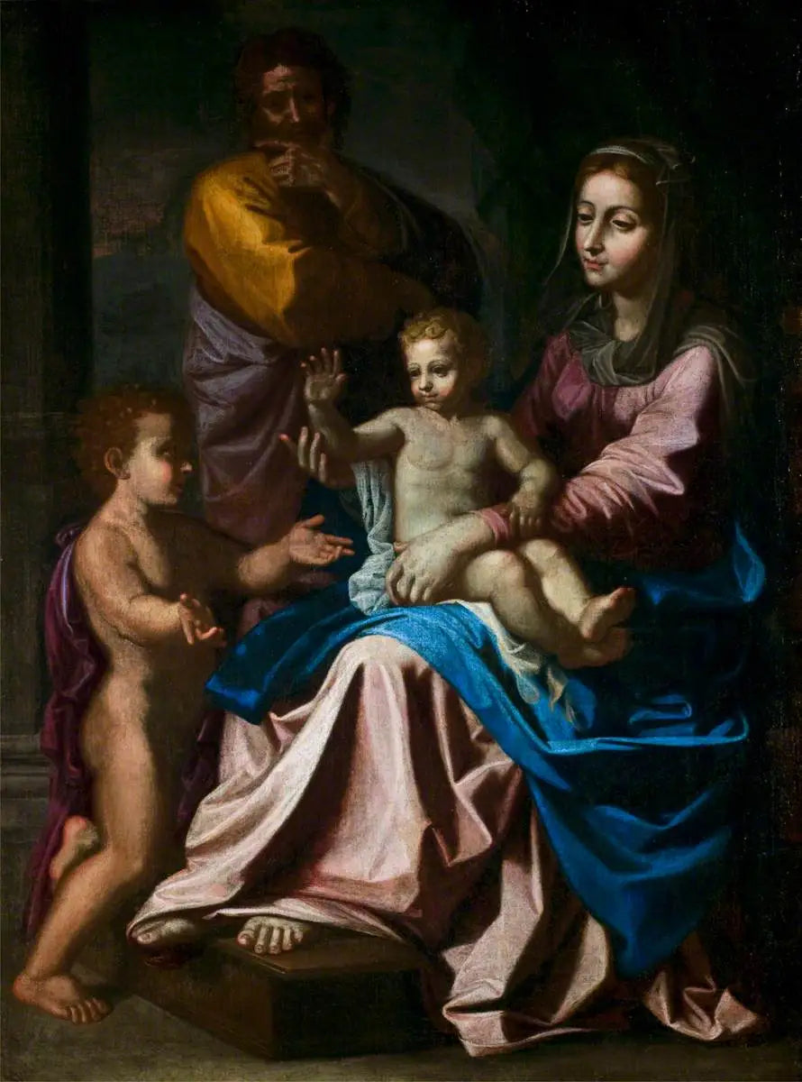 La Sainte Famille avec l’enfant saint Jean - Nicolas Poussin - Alpha Reproduction