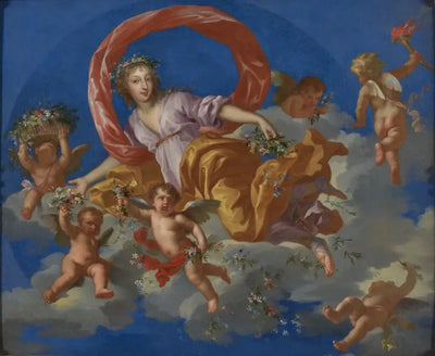 Portrait historié d’Henriette d’Angleterre duchesse d’Orléans (1644-1670) - Jean Nocret - Alpha Reproduction