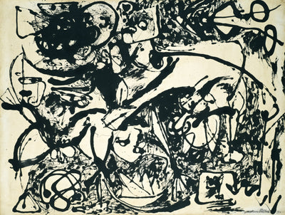 Numéro 8, 1951 « Black Flowing » - Jackson Pollock