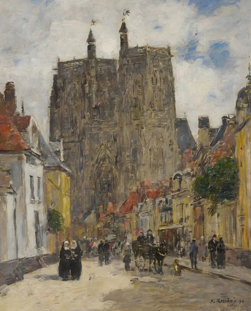 Abbeville: Kostel svatého Vulfrana - Eugène Boudin