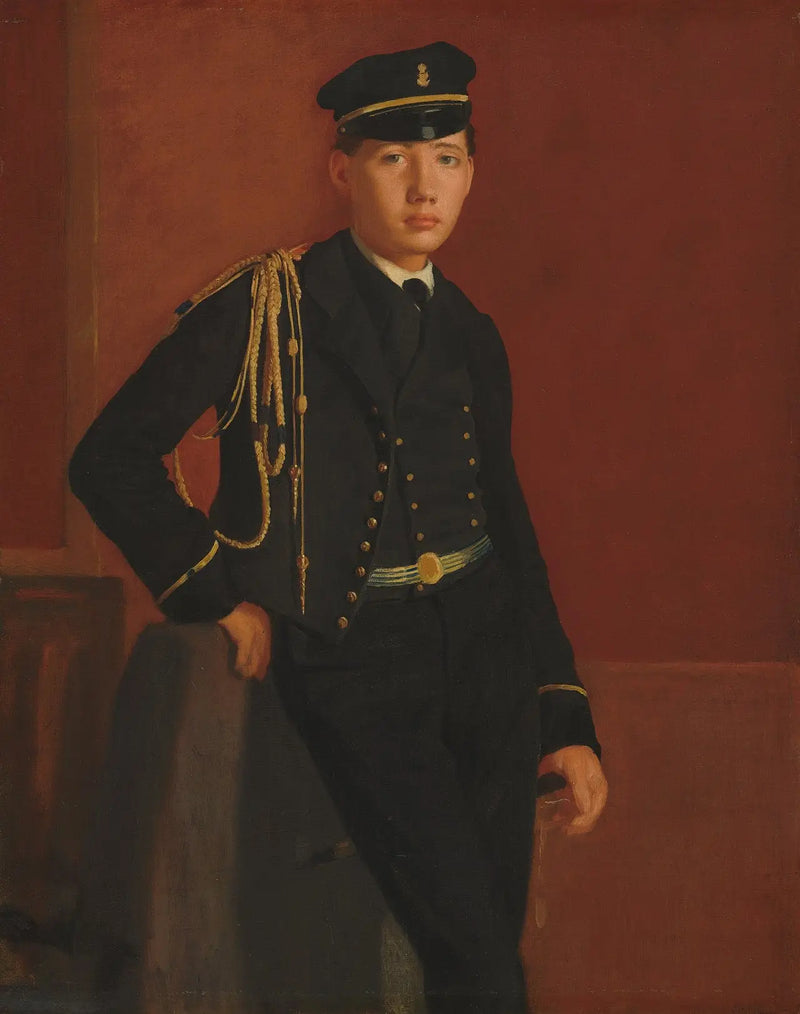 Achille De Gas v uniformě kadeta - Edgar Degas