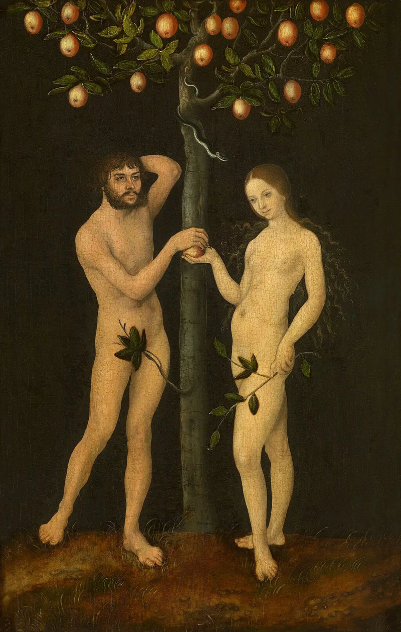 Adam a Eva - Lucas Cranach starší
