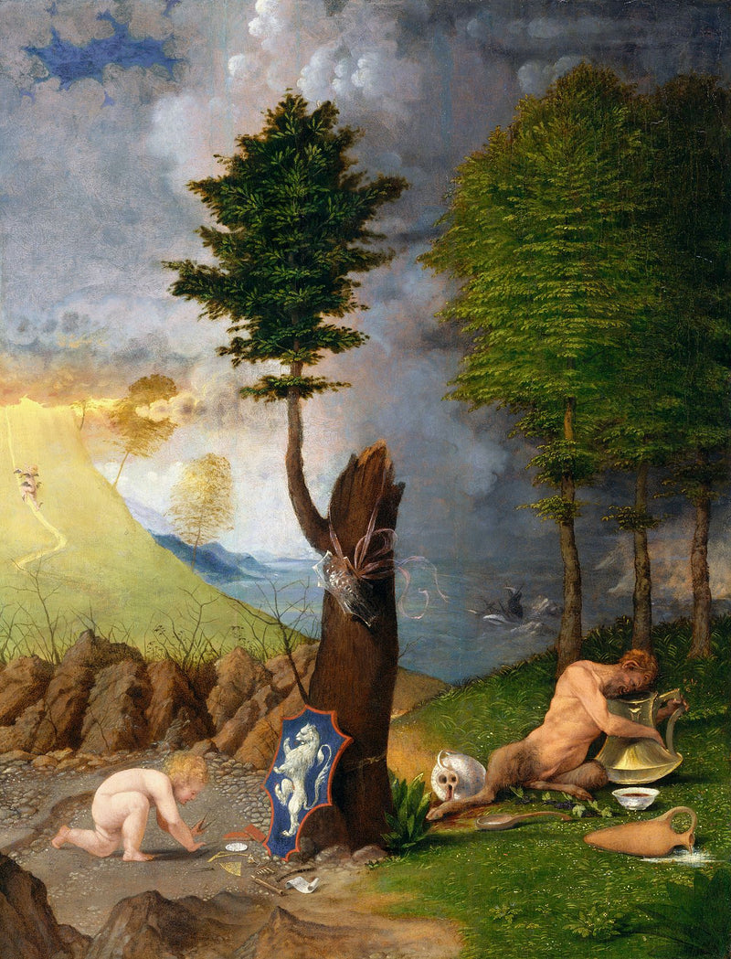 Alegorie Zla a Ctnosti - Lorenzo Lotto