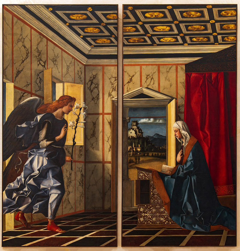 Anděl Zvěstování, Panna Zvěstování - Giovanni Bellini