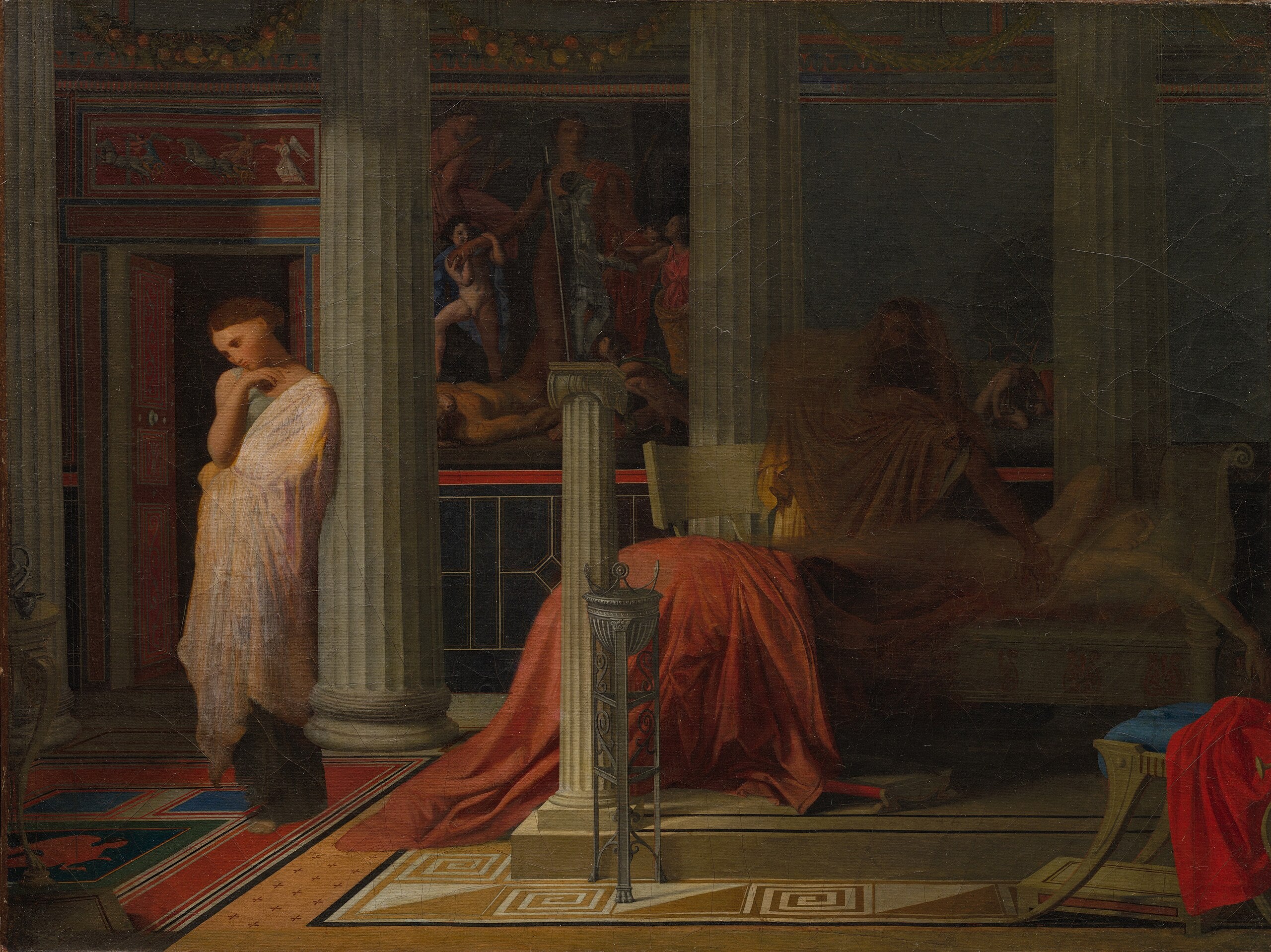Antiochus a Stratonice - Jean-Auguste-Dominique Ingres