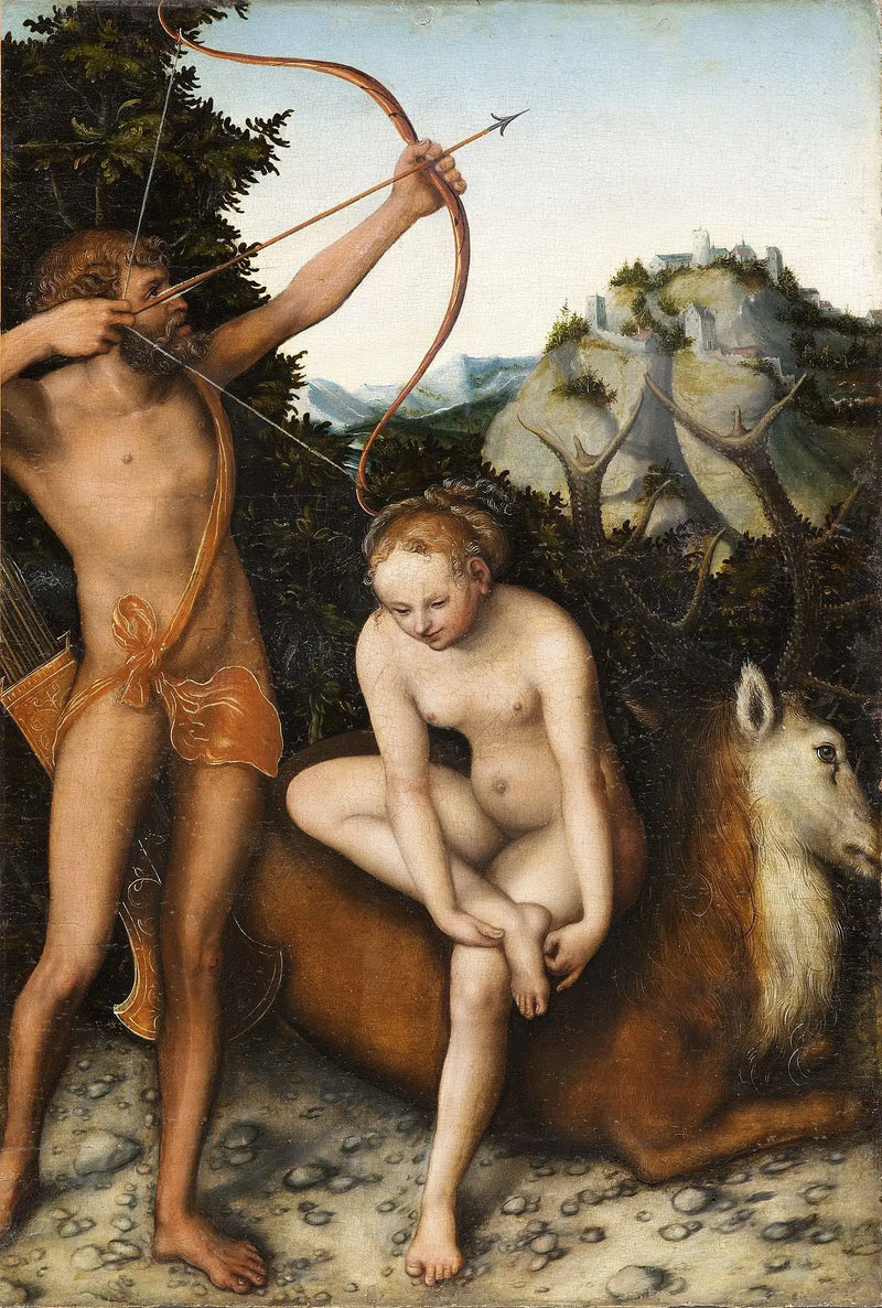 Apollón a Déméter - Lucas Cranach starší