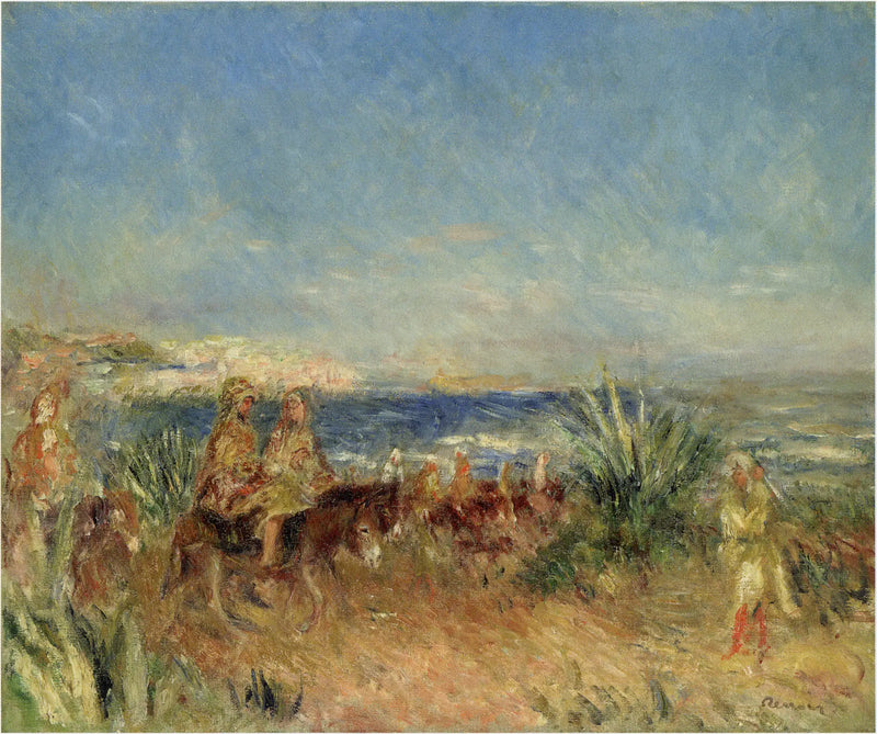 Arabové na oslech - Pierre-Auguste Renoir