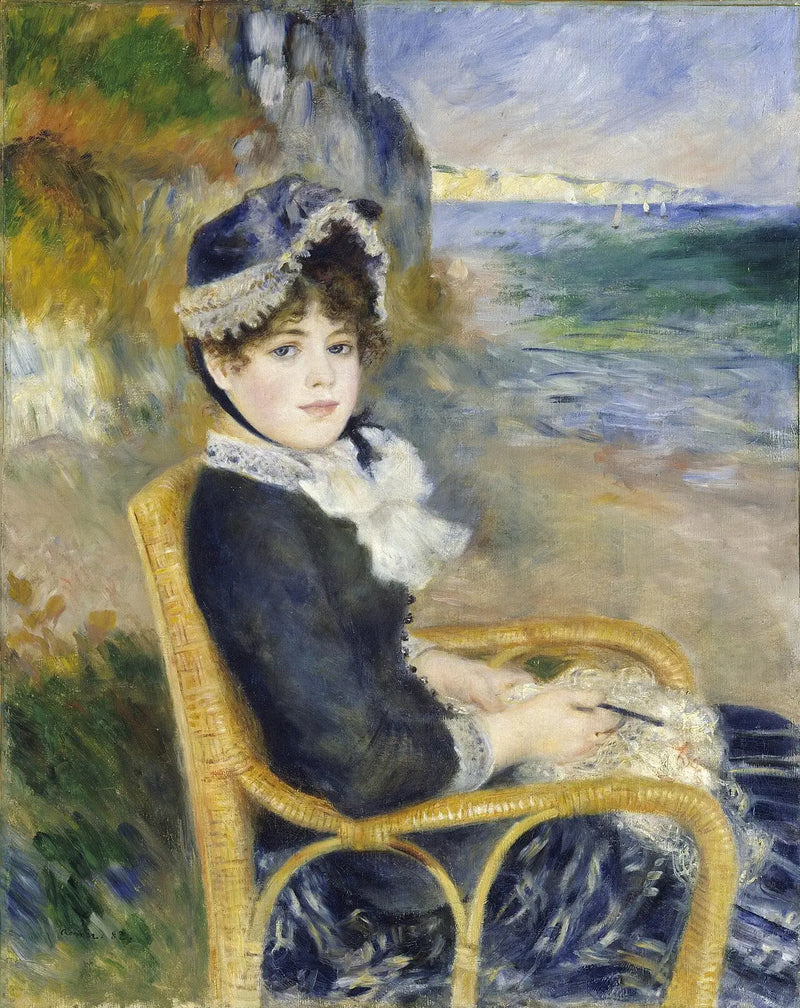 Na břehu moře - Pierre-Auguste Renoir
