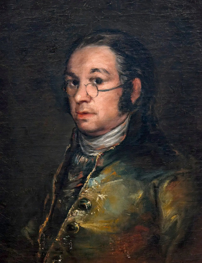 Autoportrét s brýlemi - Francisco de Goya