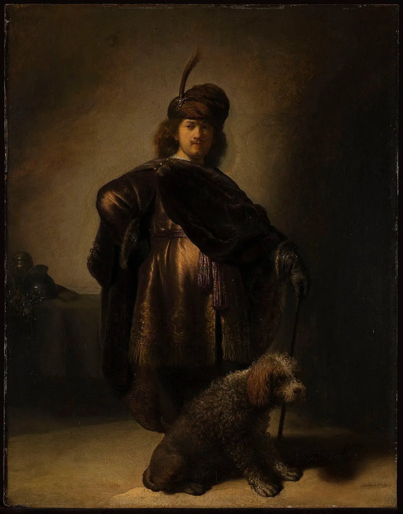 Autoportrét v orientálních zvycích - Rembrandt