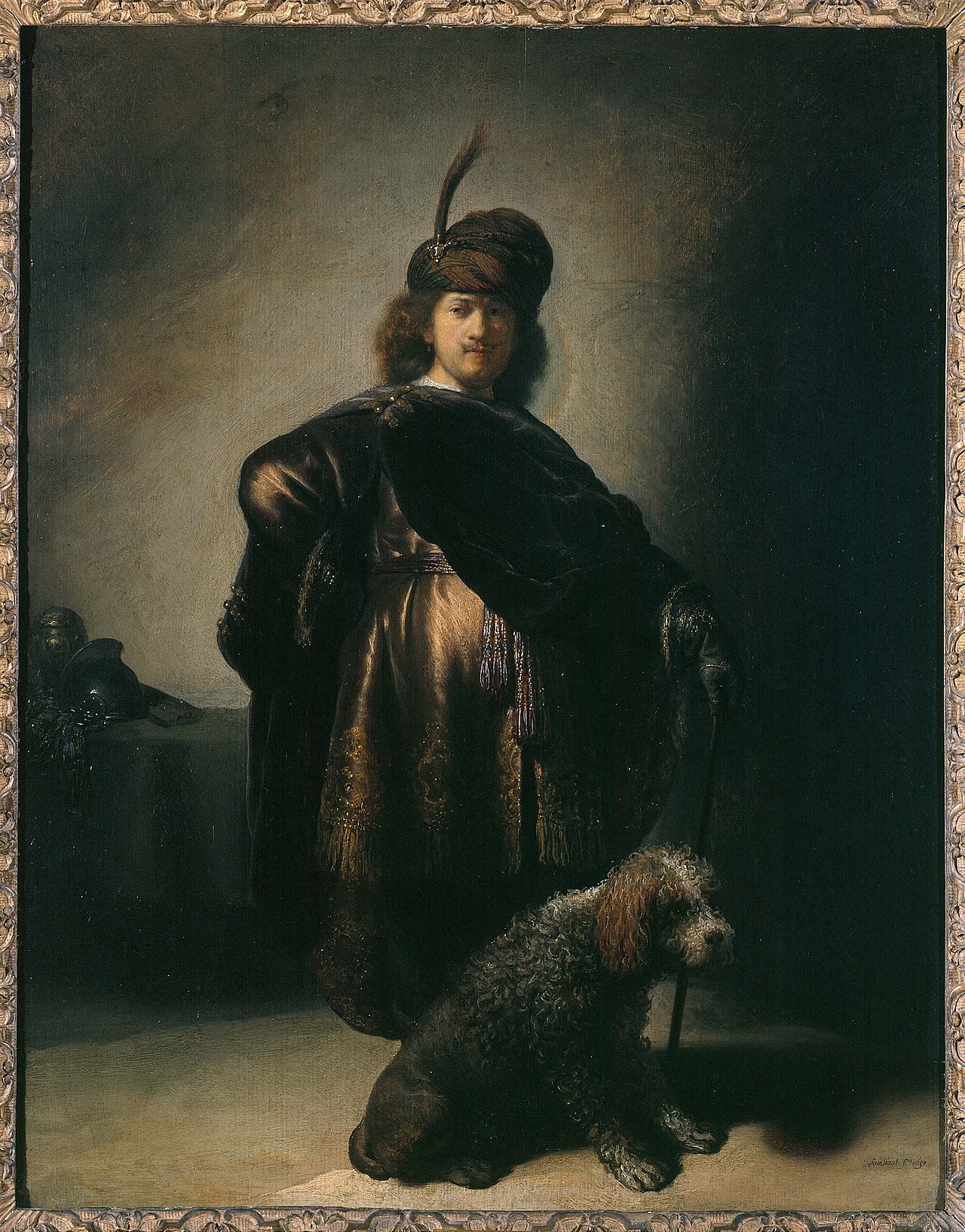 Autoportrét v orientálních zvycích - Rembrandt