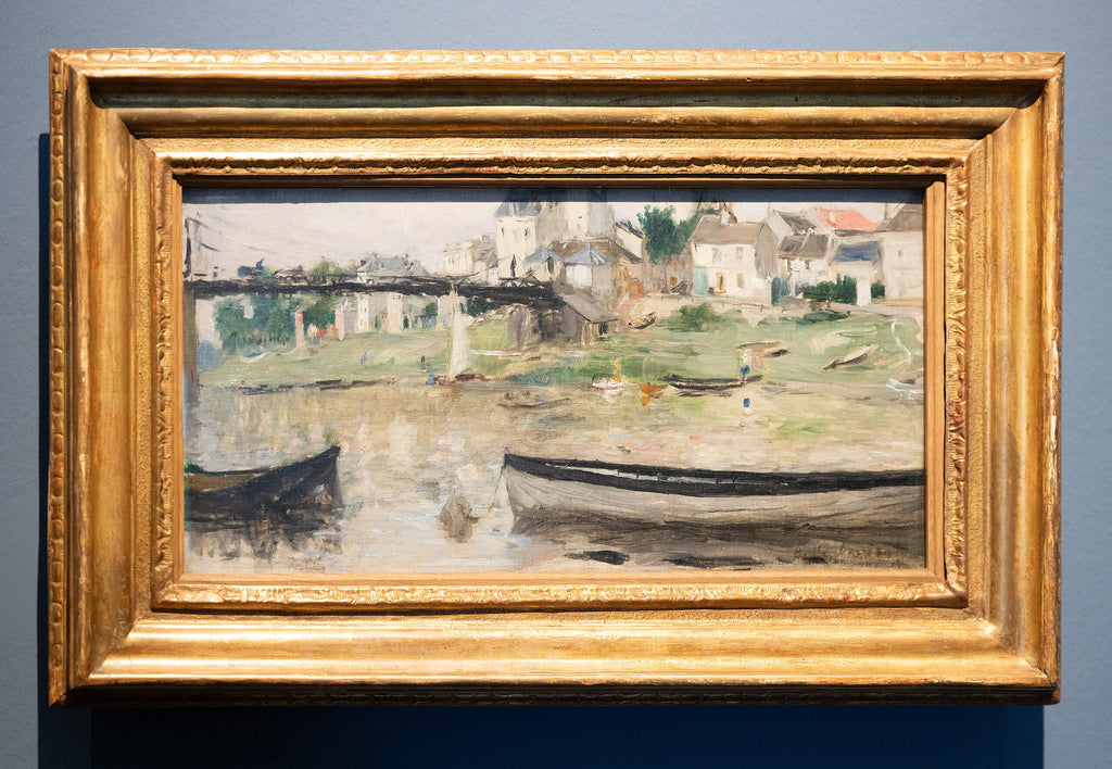 Lodě na Seině - Berthe Morisot