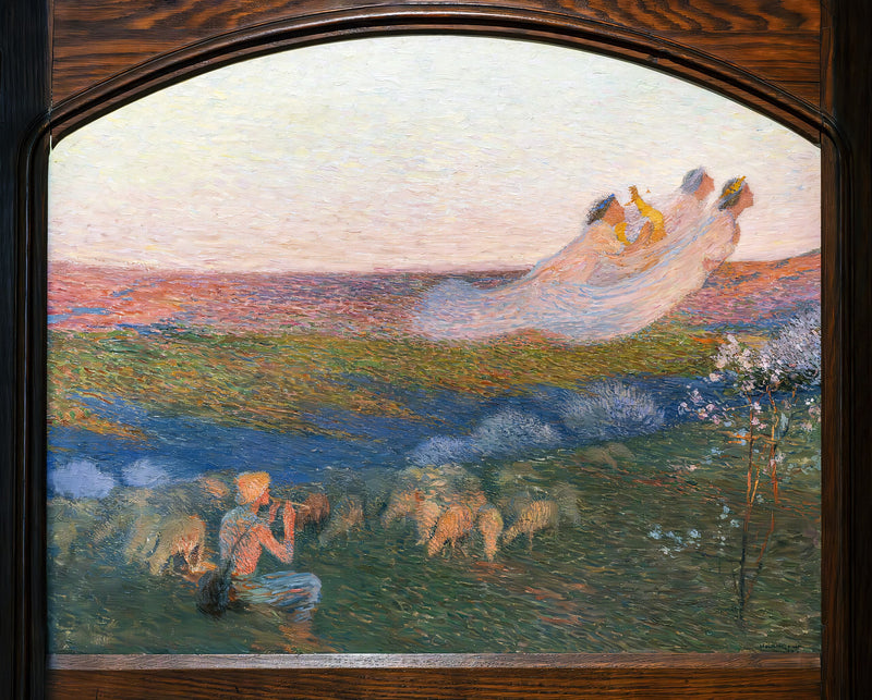 Berger et ses trois muses - Henri-Jean Guillaume Martin