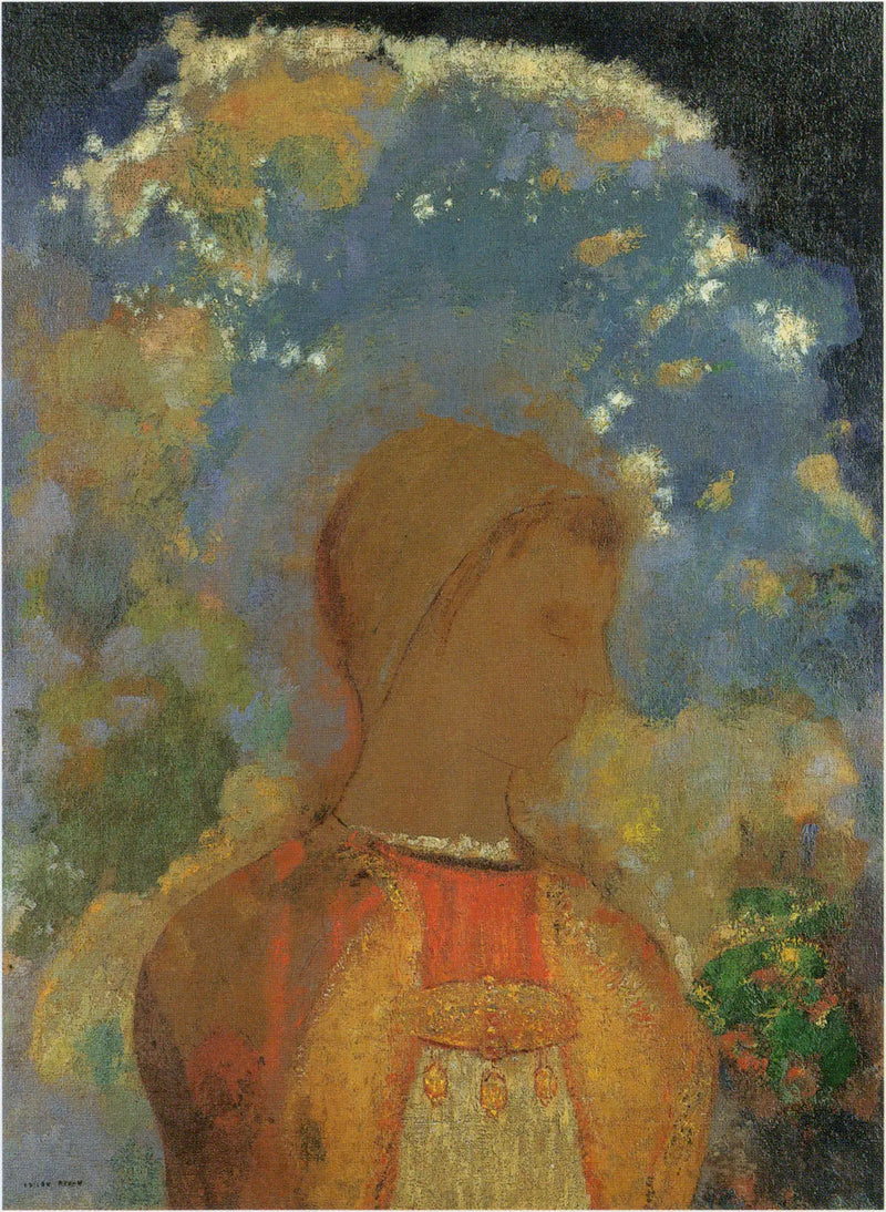 Buddha v mládí - Odilon Redon