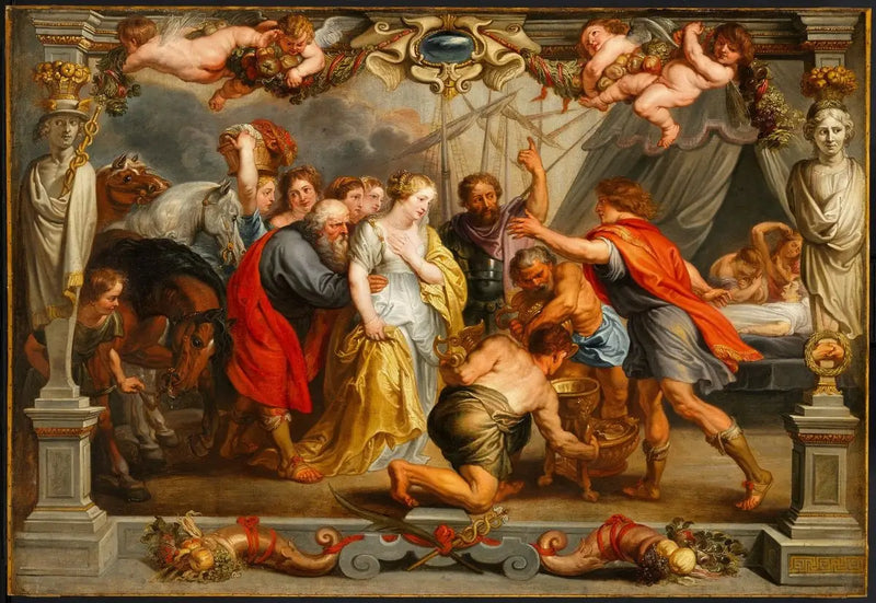 Briséis revenant à Achille - Peter Paul Rubens