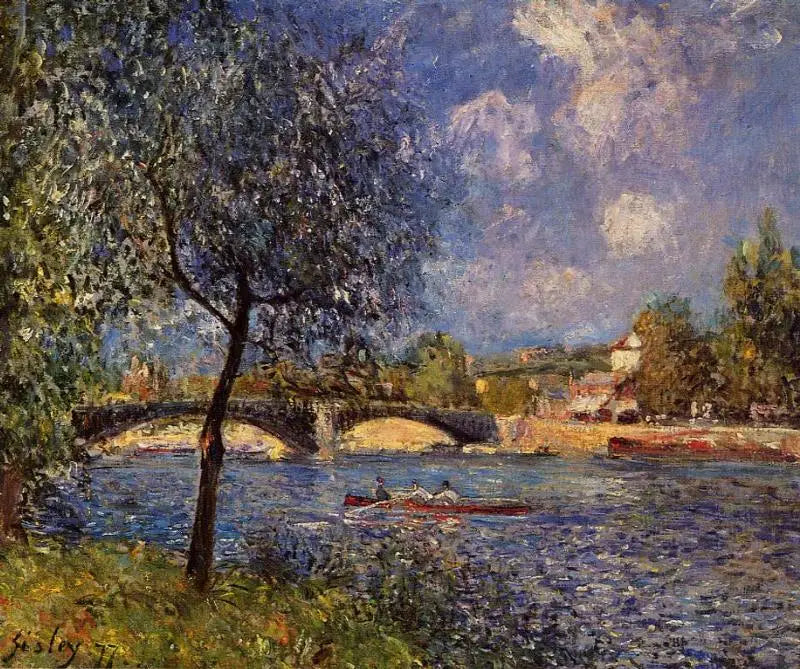Bristolský kanál, večer - Alfred Sisley