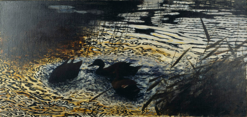 Canards sauvages du soir (La peau du léopard) - Bruno Liljefors