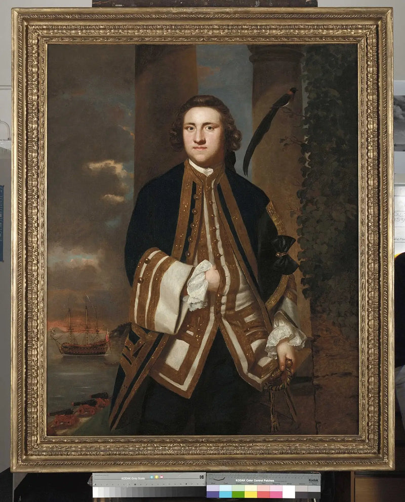 Kapitán čestný George Edgcumbe, 1720-1795 - Joshua Reynolds