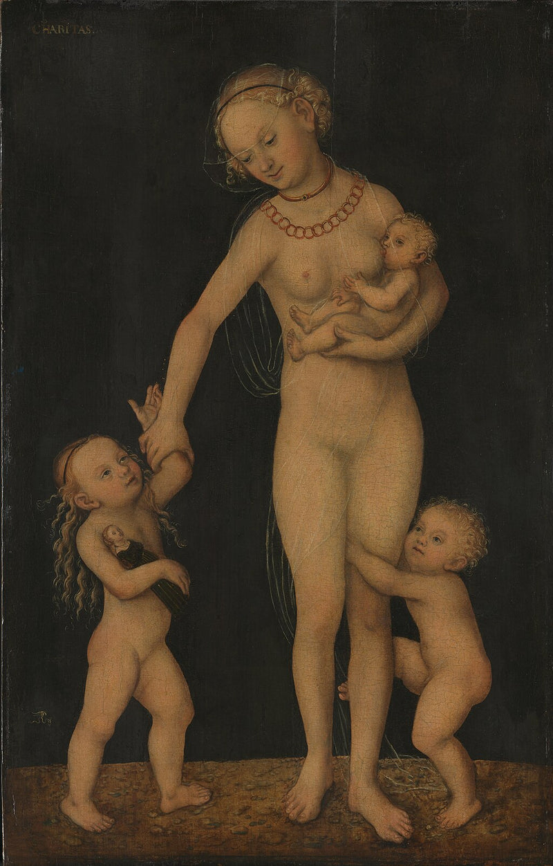 Charité - Lucas Cranach starší