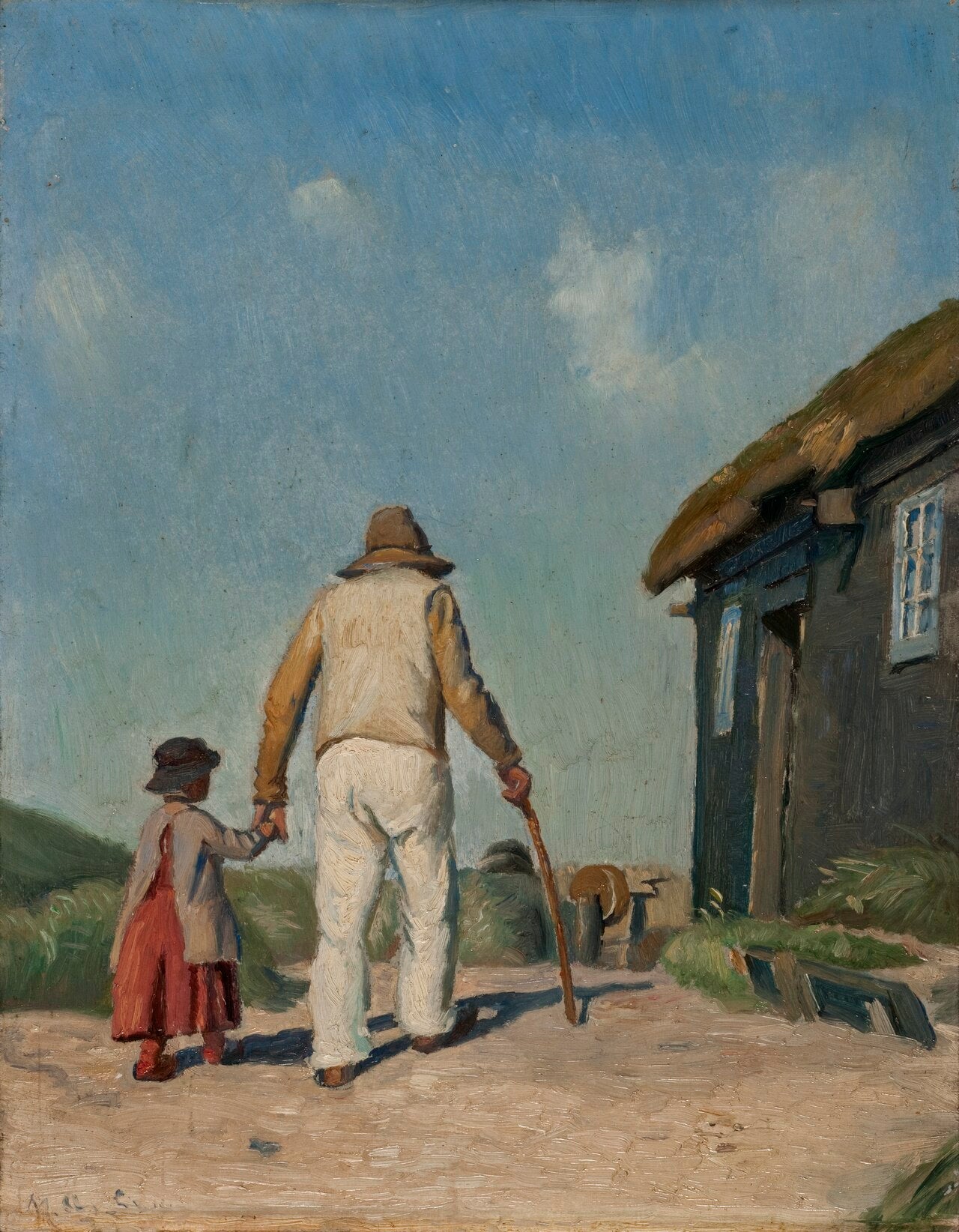 Slepý Christian. Studie - Michael Peter Ancher