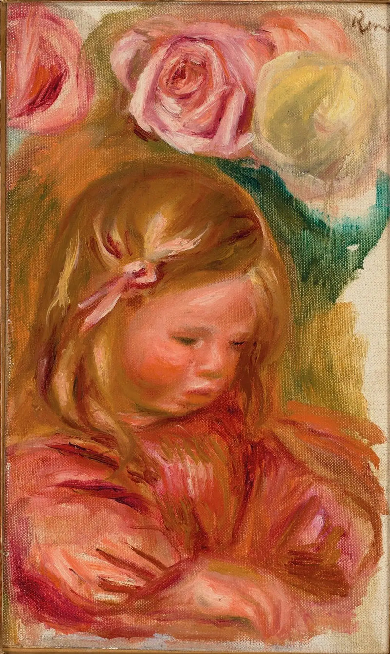 Coco v růžích - Pierre-Auguste Renoir