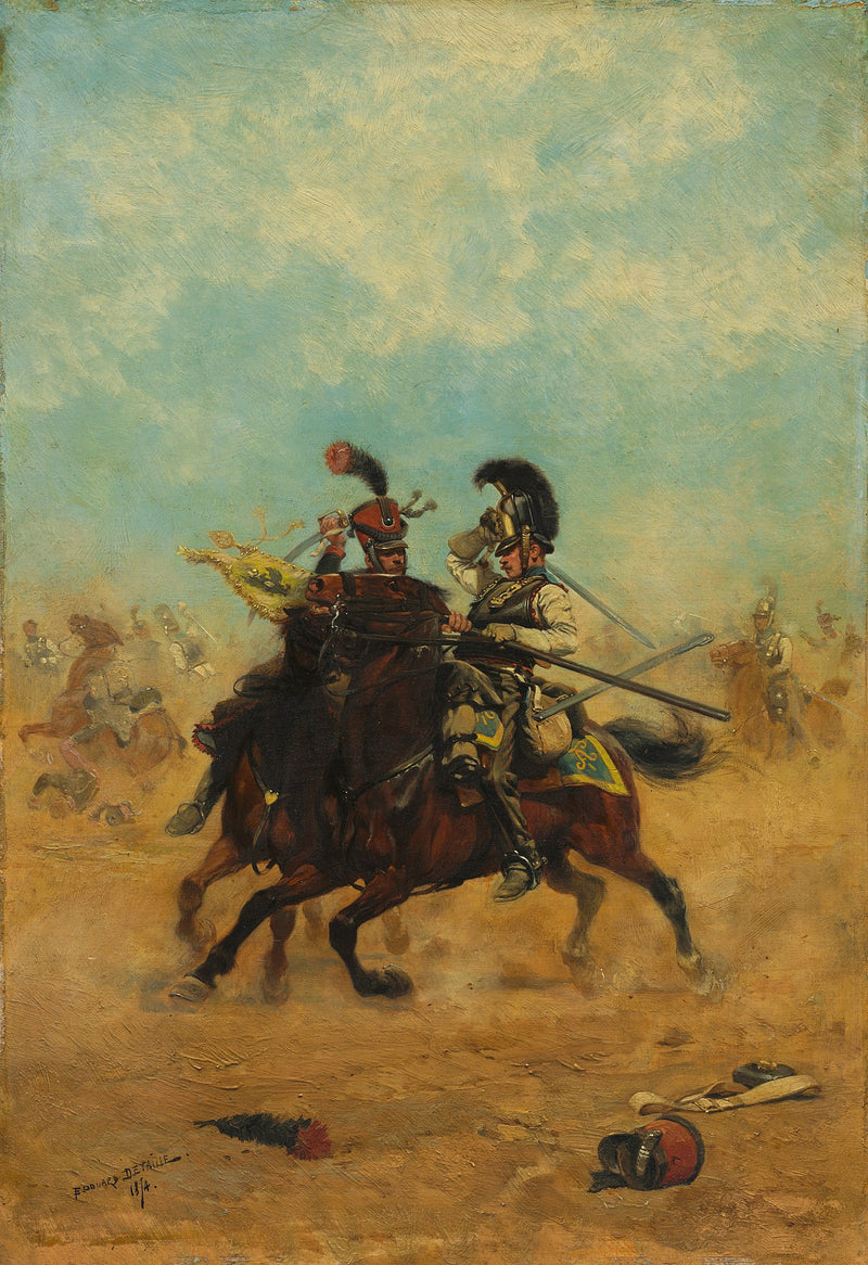 Boj o barvy - Édouard Detaille