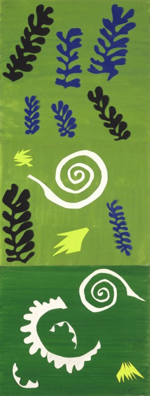 Reproduction du tableau « Composition fond vert - Henri Matisse » par Alpha Reproduction en peinture à l’huile