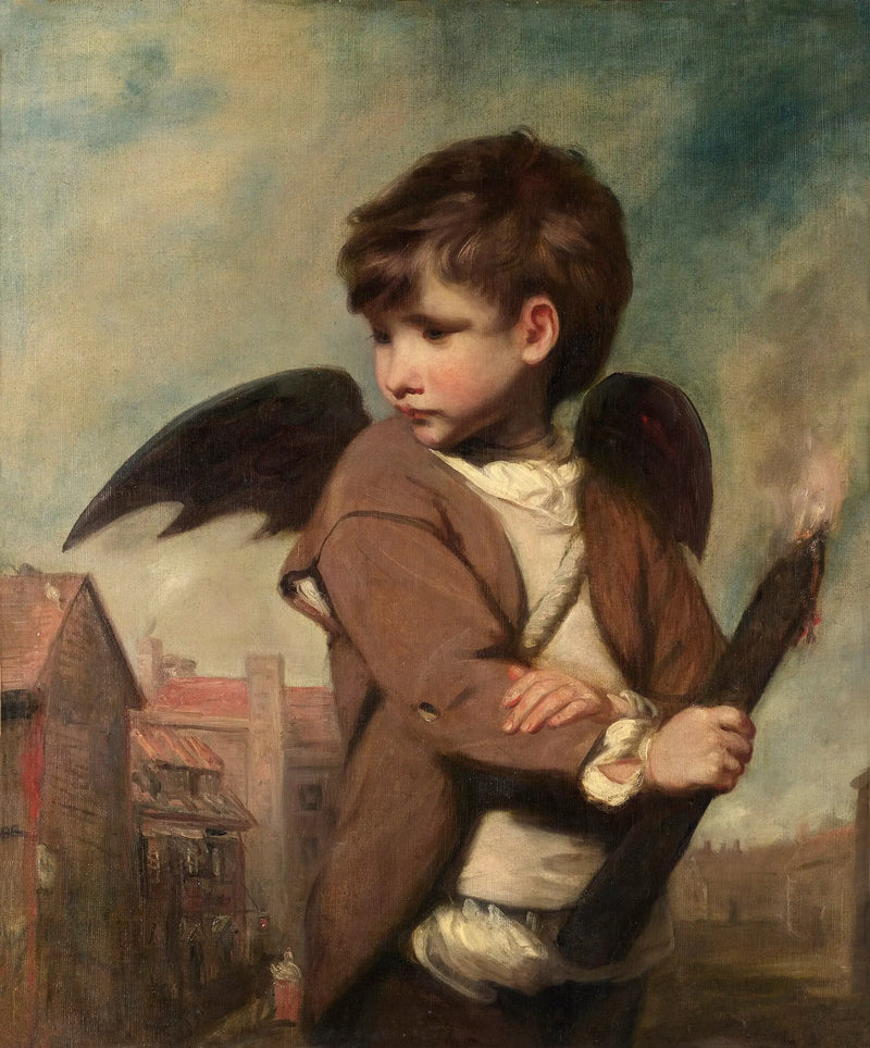 Cupidon jako chlapec pro spojení - Joshua Reynolds