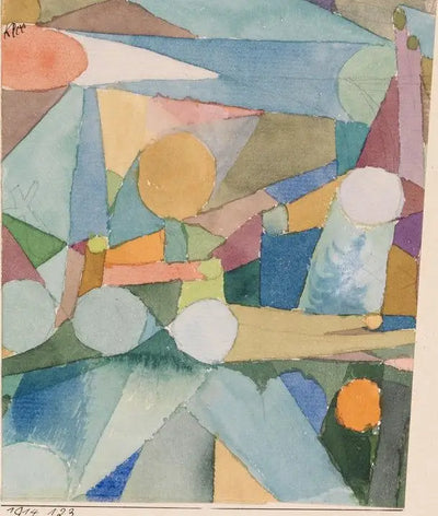 D’après un croquis de Zurich (Nach einer Scizze aus Zürich) - Paul Klee - Alpha Reproduction