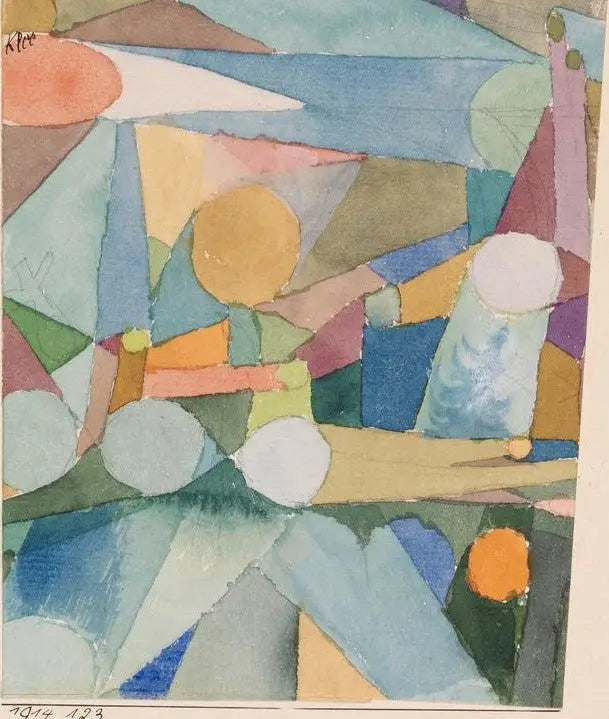 Podle skici ze Zurichu (Nach einer Scizze aus Zürich) - Paul Klee